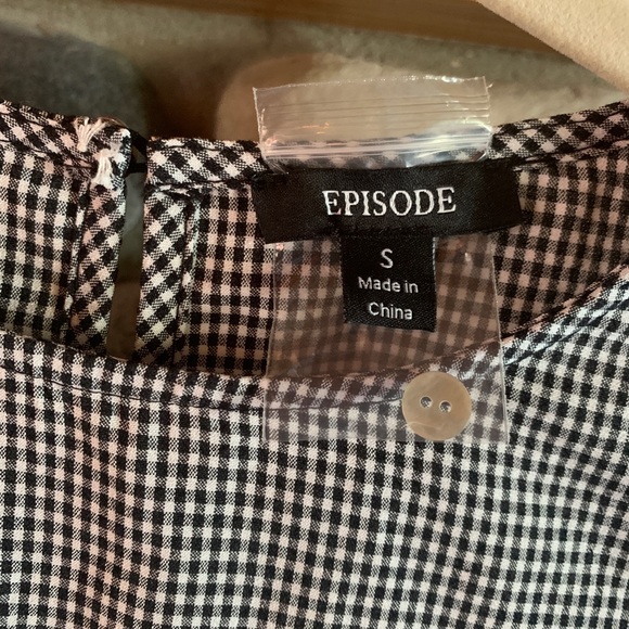 Gingham Babydoll Dress - Picture 7 of 8